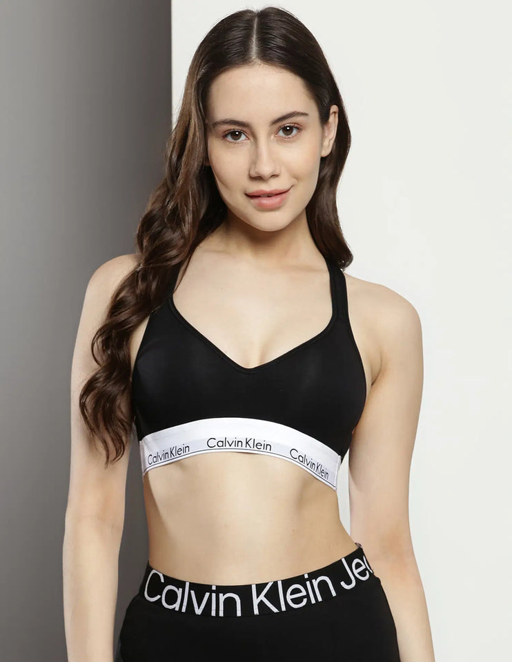 Calvin Klein Underwear Women Black Solid Crossback Bralette