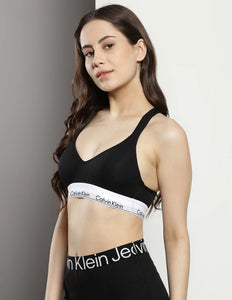 Calvin Klein Underwear Women Black Solid Crossback Bralette