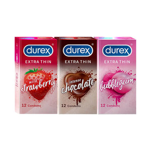 Durex Assorted Flavours - 36 Condoms, 12s(Pack of 3)